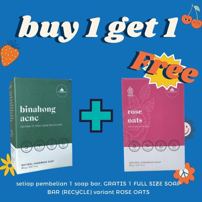 Stuff Storee (FREE MIRACLE OIL)  BINAHONG ACNE SOAP _ by thesoapstory - PREMIUM (B1G1)