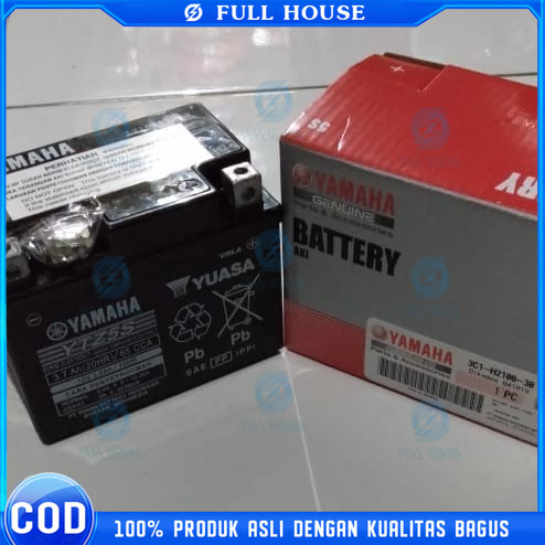 Aki Kering Yamaha 3C1 Karisma Supra X125 Spin Beat Vario Revo Absolute Vixion YTZ5S YTZ-5S Yuasa