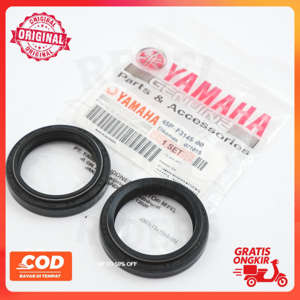 seal shock depan byson - Sil Seal Shock Depan Yamaha Byson FI - 45P-F3145-00 original part motor rid