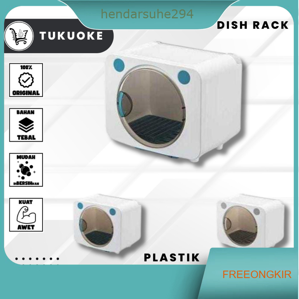 RAK PIRING TUTUP MIKA ANTI BACTERIAL TERTUTUP HIGIENIS LEMARI PIRING GELAS SENDOK DEBU RAK DAPUR