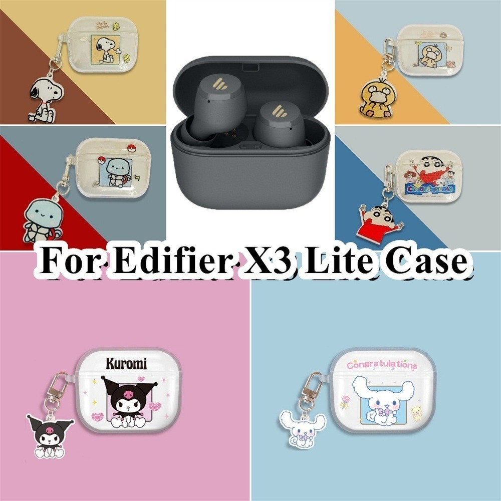 Variety UntukEdifier X3 Lite Case Trendi Kartun Lembut Silicone Pelindung Case