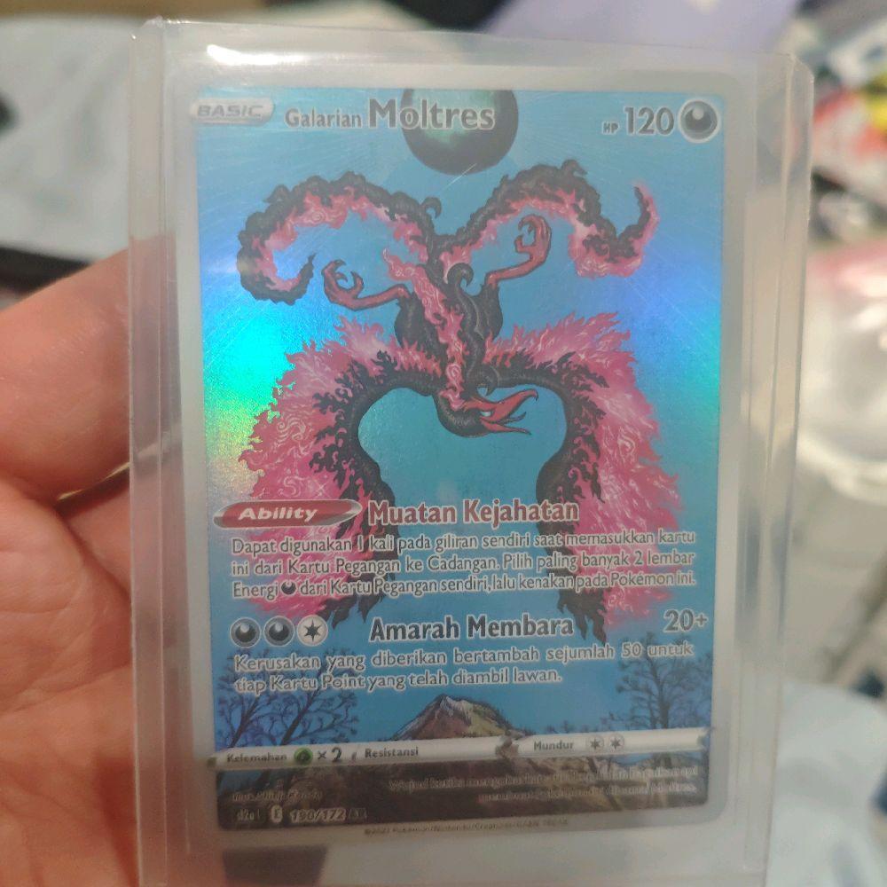 Galarian Moltres s12a AR 190/172 Kartu Pokemon TCG Original