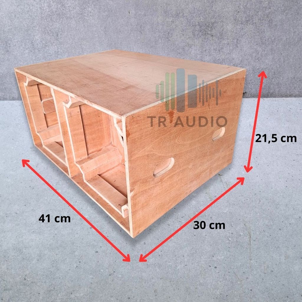 Box Speaker 6 Inch Planar Double Kayu Lapis Kokoh 9mm untuk Projek Multimedia dan Speaker