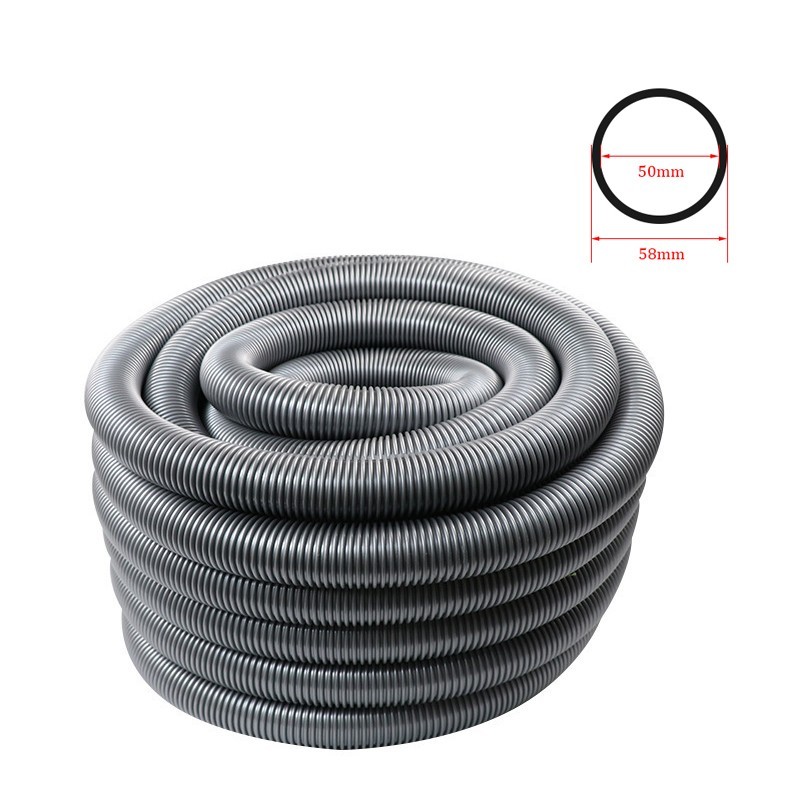Inner 50mm Vacuum Cleaner Thread Hose Straws Factory Bellows Vacuum Tube Soft Pipe Replacement Part 