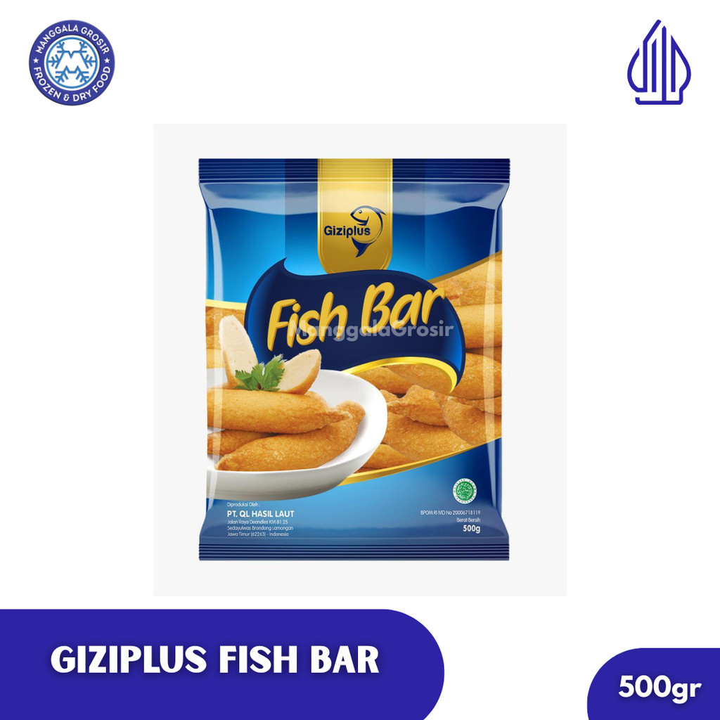 Giziplus Vegie Fish Bar 500gr