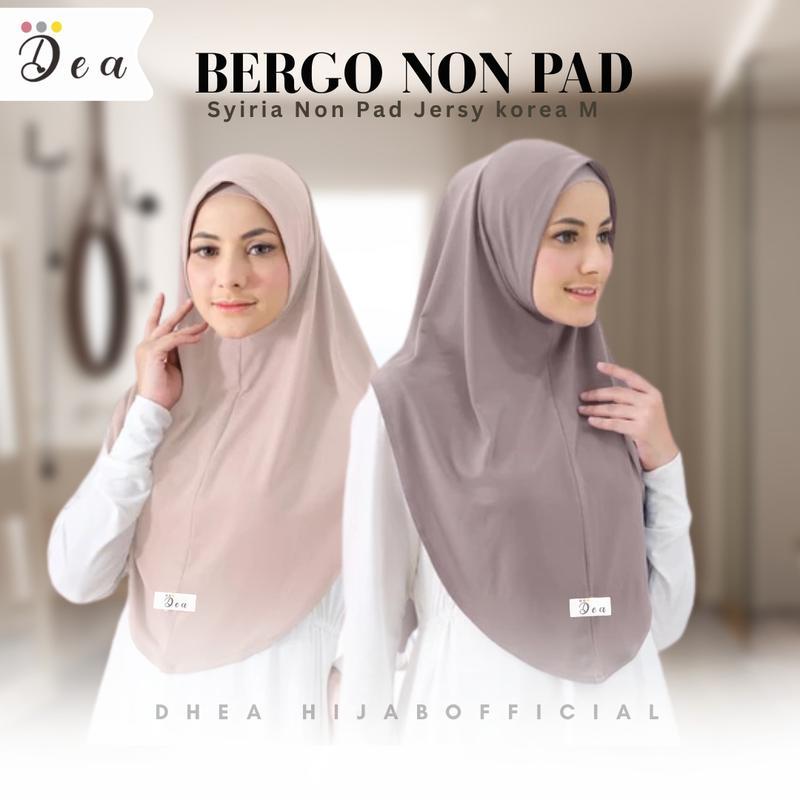 Hijab Nonped // Hijab Syiria instan size M NONPED // Bergo Non Pet Antem Matt Jersey // Bergo instan