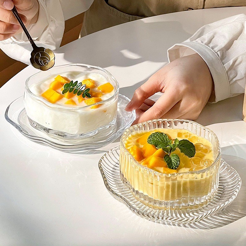 Bowl 220ml / Mangkok Kaca / Mangkok dessert / mangkok kecil Mangkok Kecil |Mangkok salad |Mangkok Be