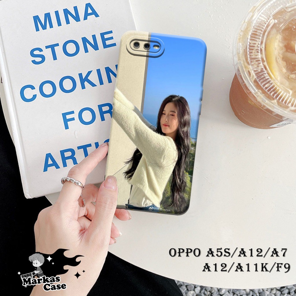 Markas Custom Case Foto Kompatible Untuk OPPO A5S-A12-A7-A11K-F9 Fashion Case Pelindung Hp, Casing H