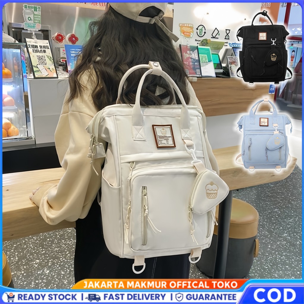 Tas Ransel Sekolah Korea Style tas sekolah tas kampus wanita ransel tas kampus wanita ransel