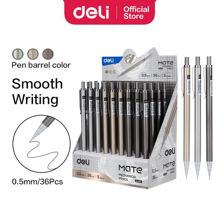 Deli Pensil Mekanik Metal /  Metal Mechanical Pencil 0.5mm E6490