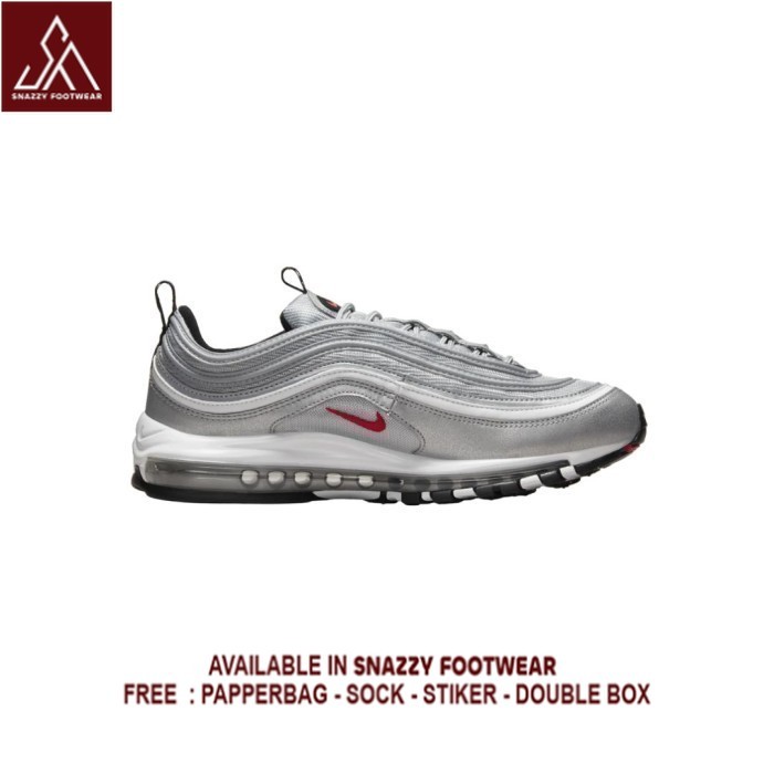Sepatu Sneakers Nike AIR MAX 97 G SILVER BULLET 100% Original Unisex