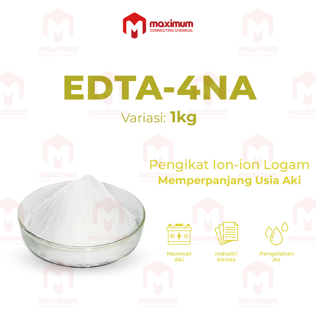 EDTA Teknis / EDTA-4Na / Vitamin Aki / BASF : TRILON-B - 1 Kg