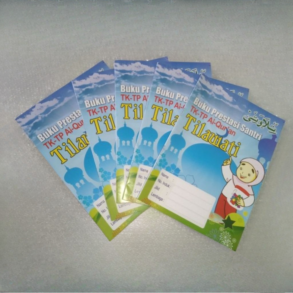 Buku Prestasi Tilawati Dan Prestasi Al-Qur'an ORIGINAL Untuk  Santri TPA/TPQ