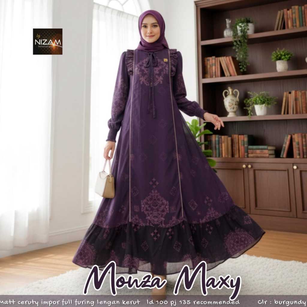 0512     MONZA DRESS by NIzAM FASHION