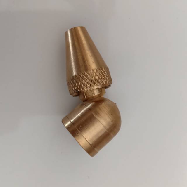 Spare Part Nosel mlinjo/ Nozzle Sprayer Besi bengkok 1 Lubang tanika