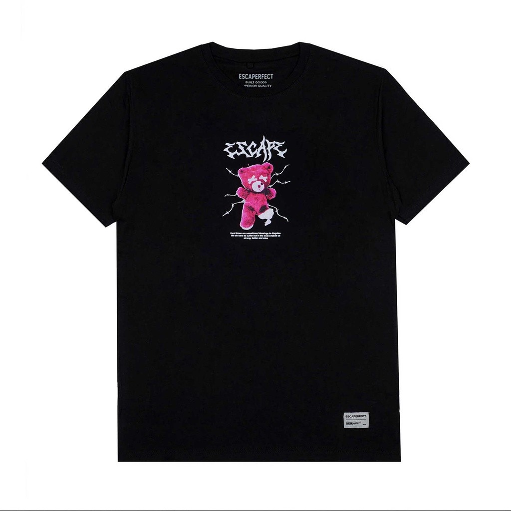 Escaperfect T-shirt Blind Bear - Black