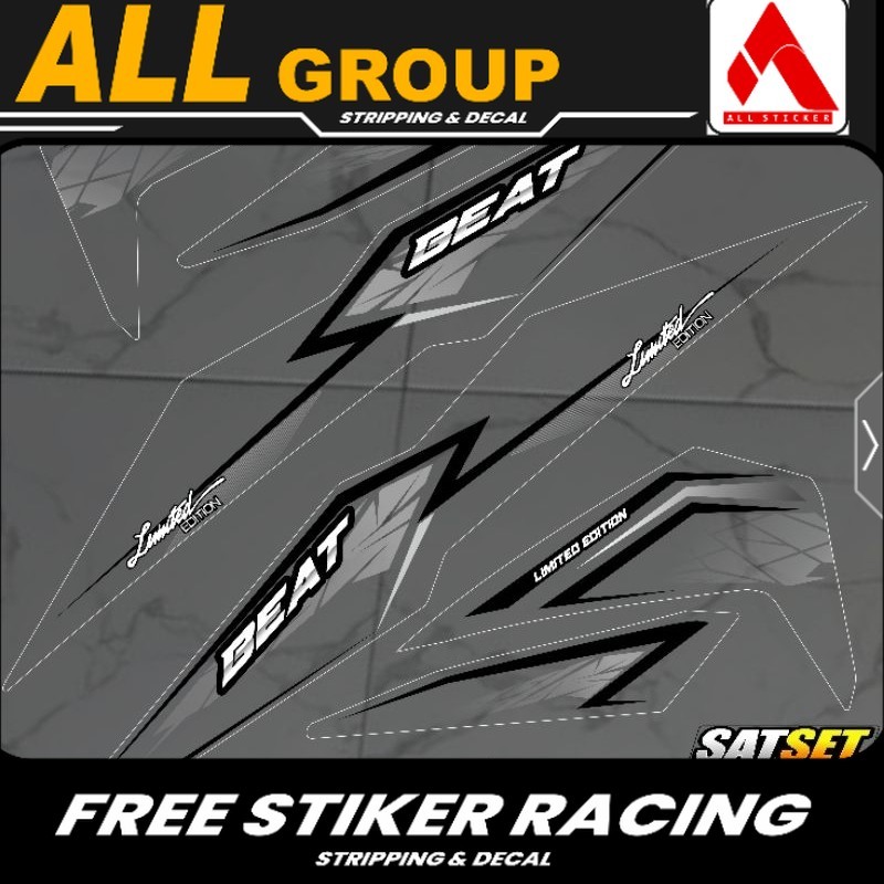 Striping transparan  Beat 2016-2019