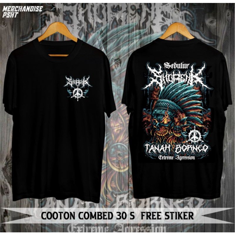 KAOS PSHT KOMUNITAS SHORENG DAYAK KAOS SH TERATE KEREN KATUN OBLONG PRIA WANITA