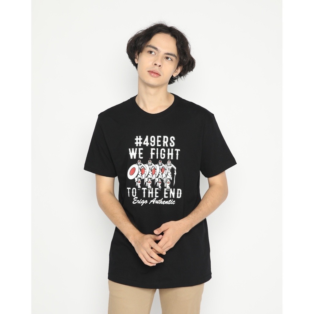 Erigo T-Shirt Erigo Fighter Black - Kaos Unisex
