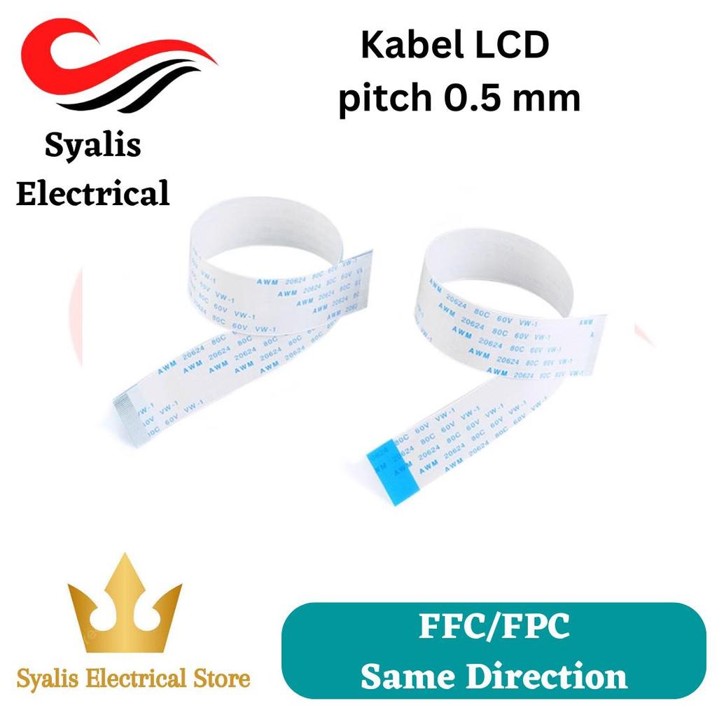 kabel FFC FPC fleksible LCD pitch 0.5  [Syalis]