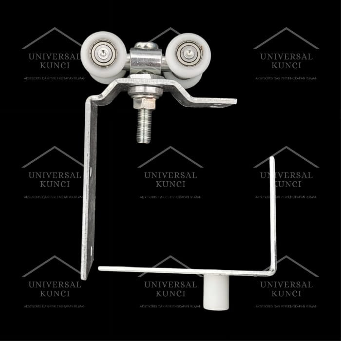 RODA ATAS FLEKSIBEL PINTU LIPAT + RODA BAWAH L NYLONUNTUK PINTU LIPAT