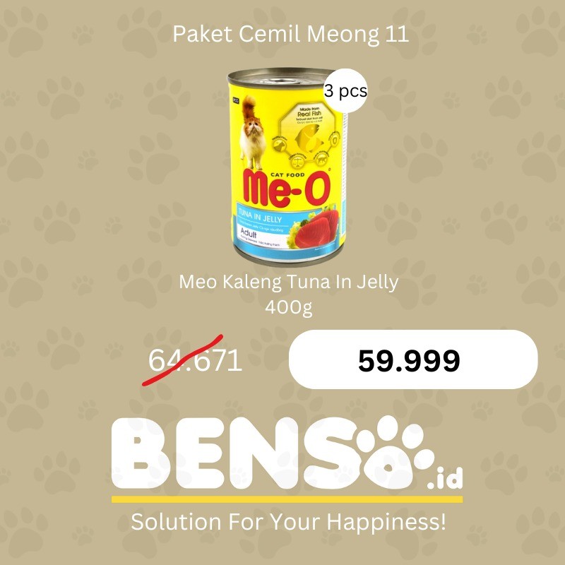 Makanan Kucing - Paket Cemil Meong 11 - Makanan Basah Kucing