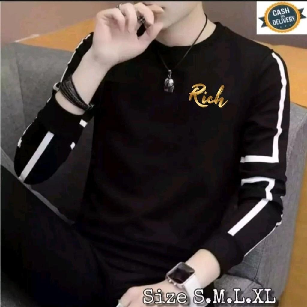 Koas oblong distro pria lengan panjang / KAOS LENGAN PANJANG FEUN KEER PRIA KAOS SWEATER KEKINIAN LE