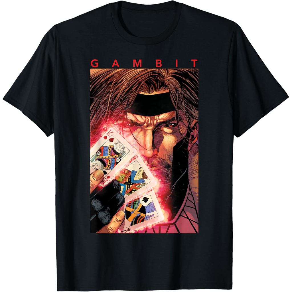 *COD* Kaos Grafis Kartu Bersinar Marvel X-Men Gambit