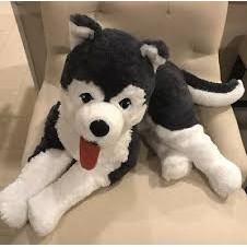 terbaru SWITZERLAND Boneka anjing siberian 57CM