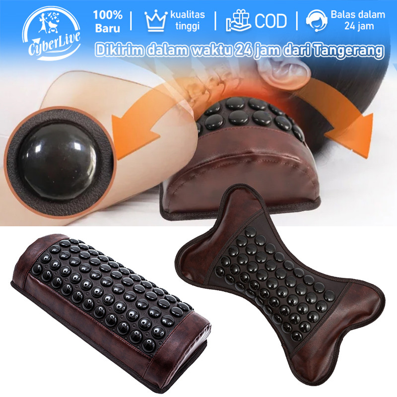 Dr Neck Comfort Bantal Terapi Leher Magnetic Pemanas Untuk Nyeri Leher Dan Bahu