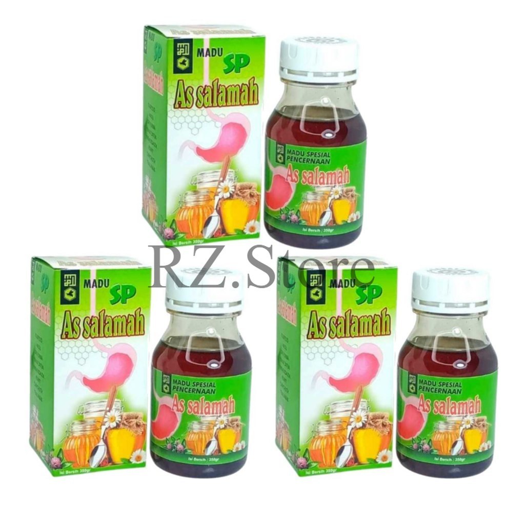 3 PCS Madu As Salamah SP – Madu Herbal Bantu Masalah Lambung dan Pencernaan