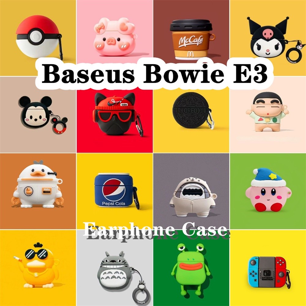 Variety Untuk Baseus Bowie E3 Case Kartun Trendi Soft Silikon Earphone Case NO.2 New