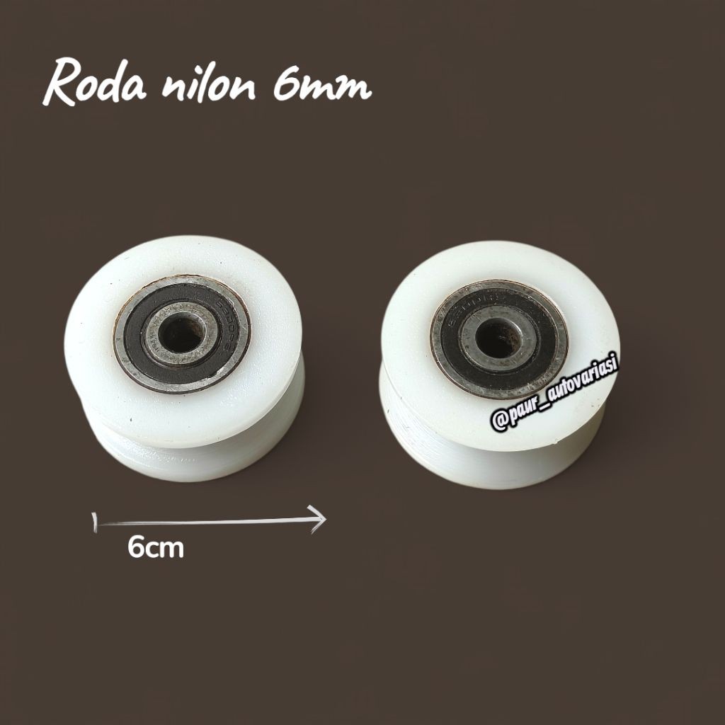 Roda Bawah Pagar Nilon Tebal untuk Pagar Geser