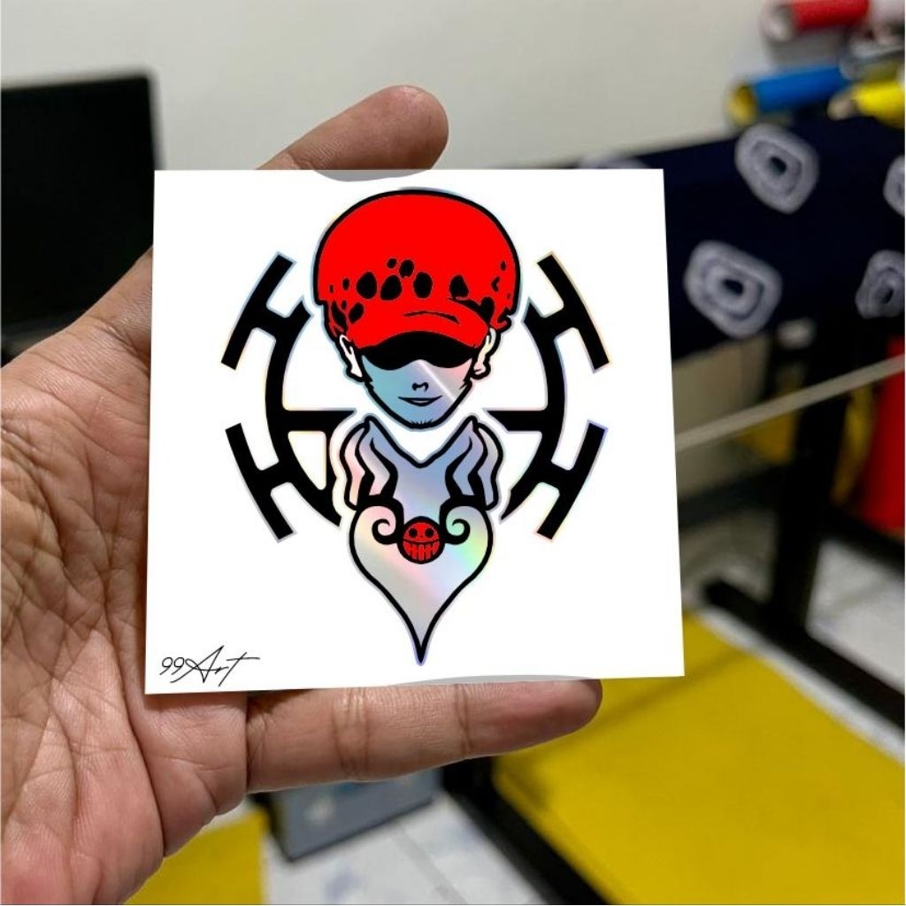 Stiker One Piece Anime , Rew One Piece Anime, Stiker Nyala Reflektive, Motor, Hp