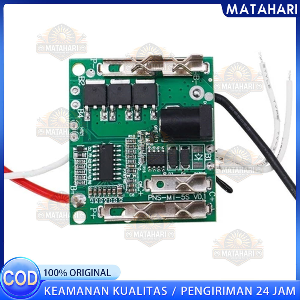 BMS Modul MOS Baterai Impact Wrench 10 Cell Untuk Lxt 21v Baterai Lithium 18650