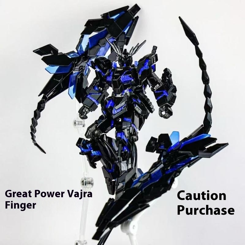 2025 New Hg 1/144 Unicorn 03 Phenex Rx-0 Phoenix Rc Type Electroplated Silver Mech Assembly Model Ki