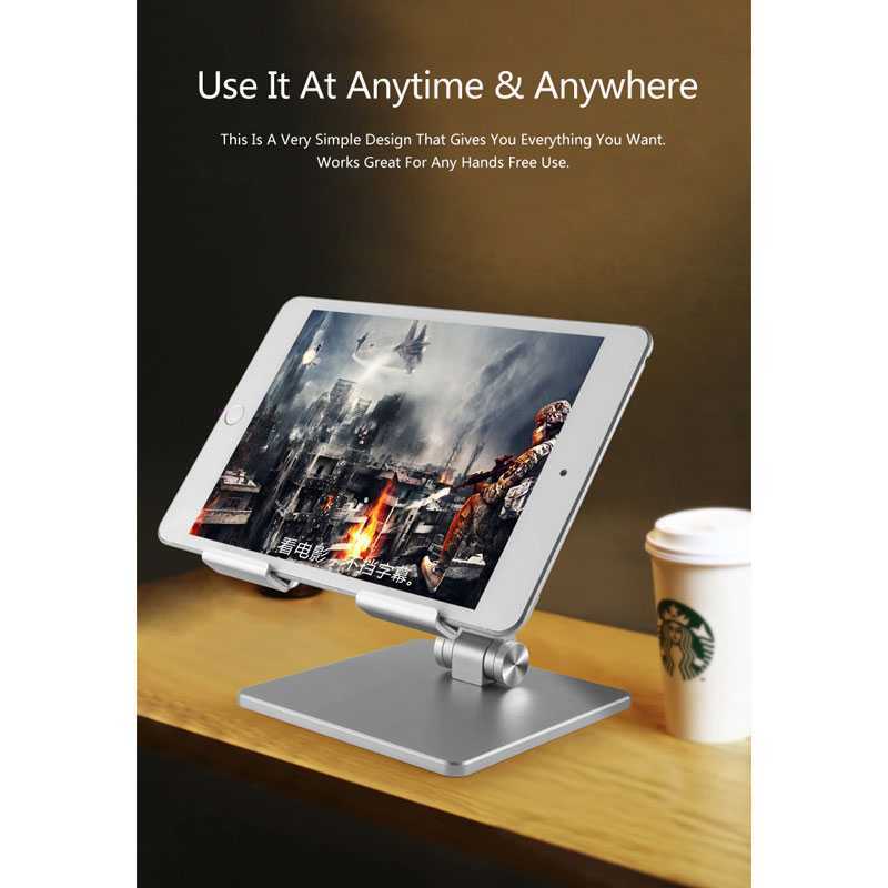 COD Stand Holder Dudukan Tempat Tablet Tab Monitor PC Desktop 4 - 15,6 Inch Di Meja Lantai Fleksibel