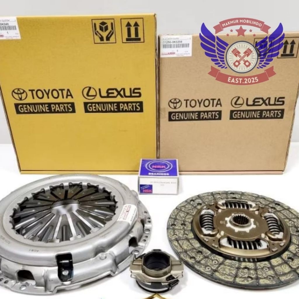 KOPLING SET KAMPAS KOPLING DAN MATAHARI FORTUNER DIESEL 2.5 HILUX 2.5 2KD DIESEL ORIGINAL