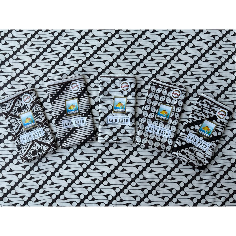 AST - Kain Panjang Jarik Putih Halus Pekalongan 205x105cm