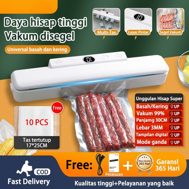 Vacum Sealer Alat Vakum Makanan / Alat Vacum Makanan Frozen / Mesin Vacum Makanan