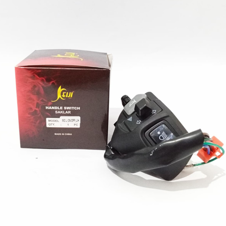 HOLDER KIRI MIO J / MIO M3 (MDF HAZARD) (44D) SAKLAR LAMPU KEIJI