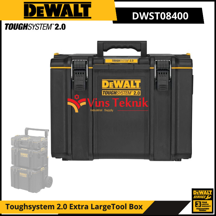 DEWALT DWST08400 Tool Box ToolBox Kotak Alat Perkakas Toughsystem 2.0 Extra Large
