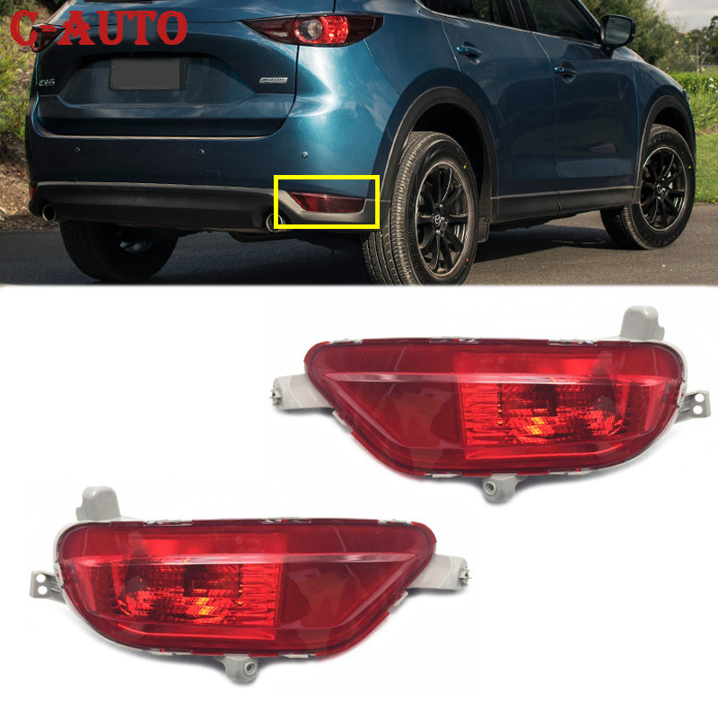 Rear Bumper Reflector Brake light For Mazda CX-5 CX5 2017 2018 2019 2020 Rear Fog Light bumper refle