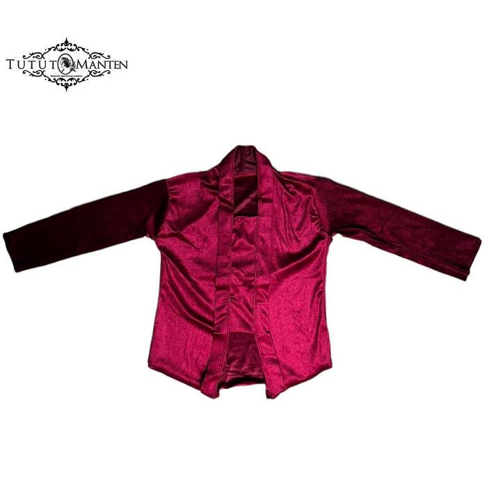 Atasan Kebaya Kutubaru Anak Polos Baju - Hitam