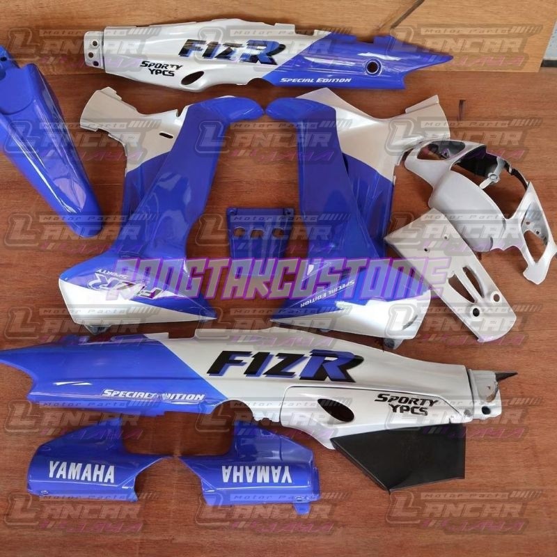 cover body fiz r f1zr fizr malboro biru putih full set halus yamaha fiz r f1zr fizr malboro biru cov