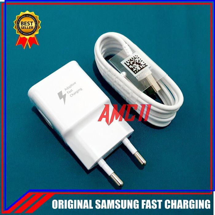 Charger Samsung M12 Samsung A22 ORIGINAL 100% Fast Charging USB Type C - Putih