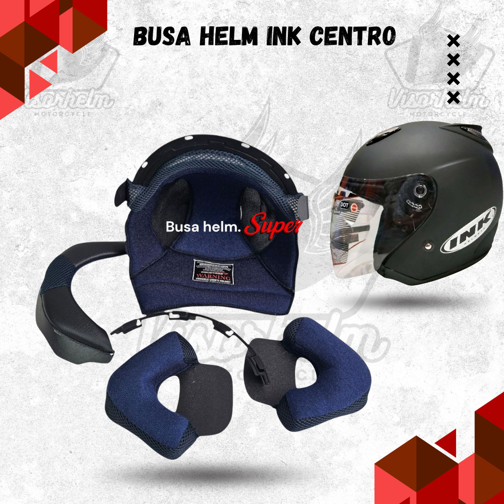 Busa Untuk Helm Ink Centro Original Size M, L, XL / Busa Super Model INK SNI