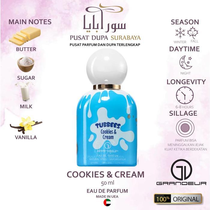 Parfum Asli Arab Original Premium grandeur tubbees Scents/cookies & cream