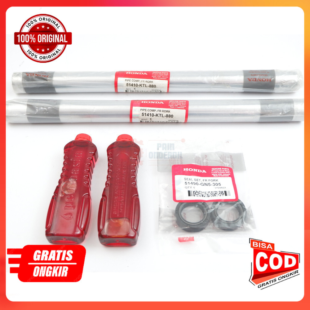 Shock Depan Honda Supra X 125 - supra fit new - shok depan revo lama KTL onderdil motor part Ori