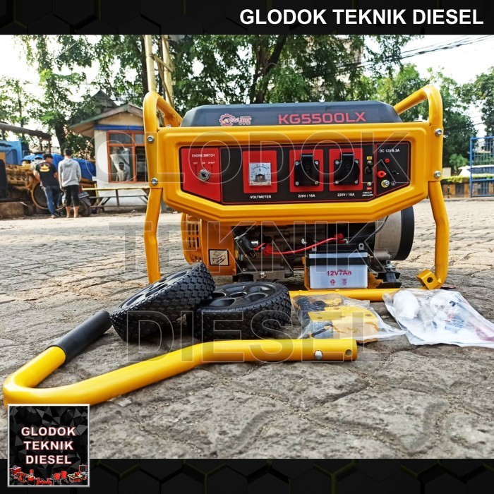 IRH Genset Bensin 3000 Watt Generator Listrik 3000 W Gulungan Full Tembaga